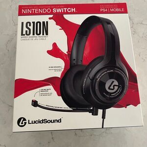 LucidSound LS10N Black‎ Wired Lightweight Stereo Gaming Headset for PS and Xbox